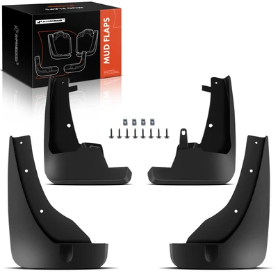 4 Pcs Front & Rear Mud Flaps Splash Guards