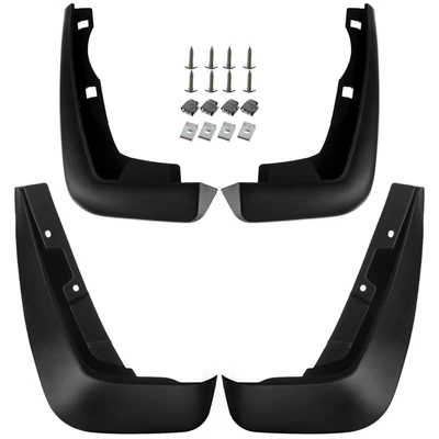 4 Pcs Front & Rear Mud Flaps Splash Guards