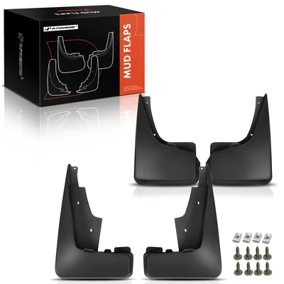 4 Pcs Front & Rear Mud Flaps Splash Guards