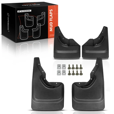 4 Pcs Front & Rear Mud Flaps Splash Guards
