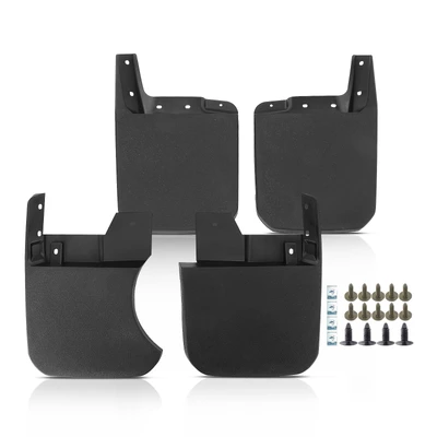 4 Pcs Front & Rear Mud Flaps Splash Guards