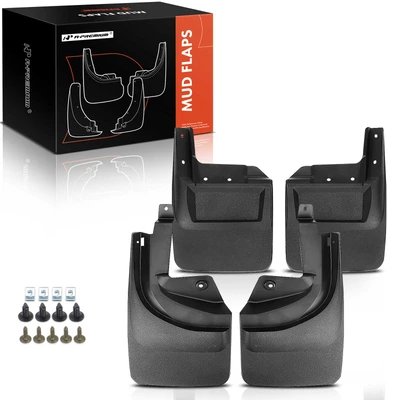 4 Pcs Front & Rear Mud Flaps Splash Guards