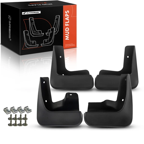 4 Pcs Front & Rear Mud Flaps Splash Guards for Lexus CT200H 2011-2013