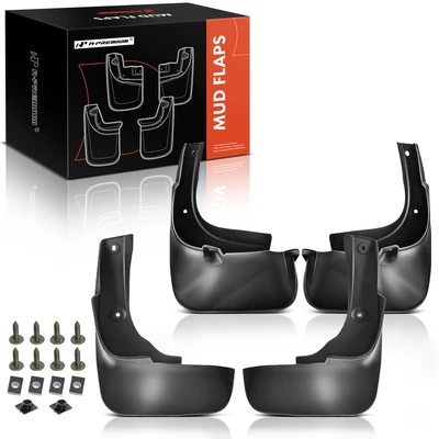 4 Pcs Front & Rear Mud Flaps Splash Guards