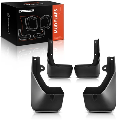 4 Pcs Front & Rear Mud Flaps Splash Guards