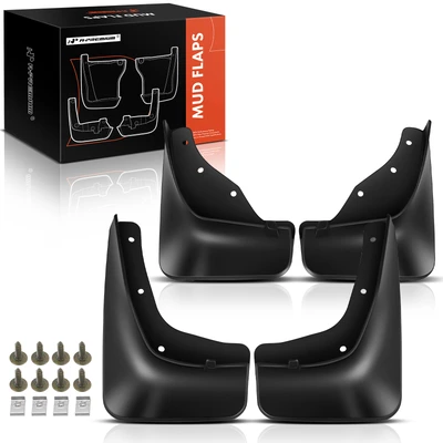 4 Pcs Front & Rear Mud Flaps Splash Guards