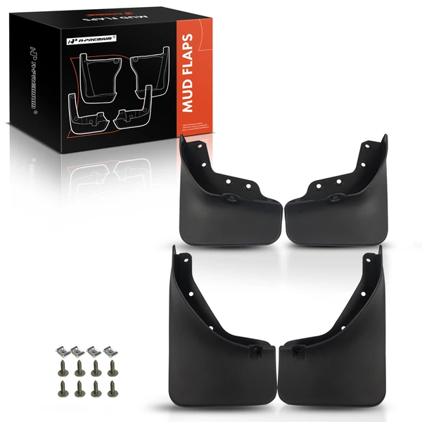 4 Pcs Front & Rear Mud Flaps Splash Guards for Lincoln MKX 2016