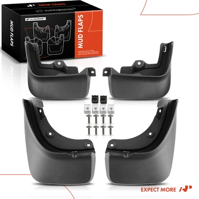 4 Pcs Front & Rear Mud Flap Splash Guard