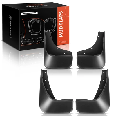 4 Pcs Front & Rear Mud Flaps Splash Guards