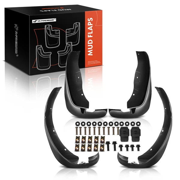 4 Pcs Front & Rear Mud Flaps Splash Guards for 1990-1997 Mazda Miata