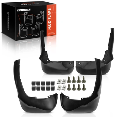 4 Pcs Front & Rear Mud Flaps Splash Guards