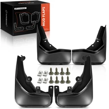 4 Pcs Front & Rear Mud Flaps Splash Guards for 2014-2015 Mercedes-Benz E400