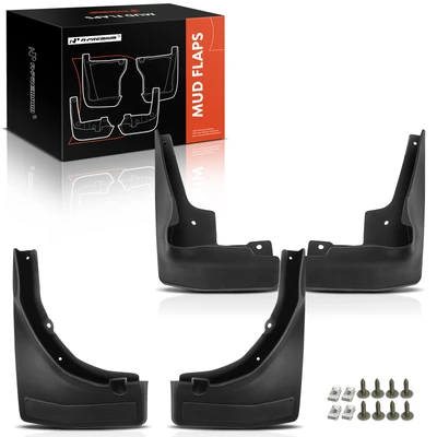 4 Pcs Front & Rear Mud Flaps Splash Guards
