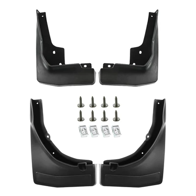 4 Pcs Front & Rear Mud Flaps Splash Guards