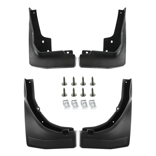 4 Pcs Front & Rear Mud Flaps Splash Guards for Mercedes-Benz GLC X253 2015-2017