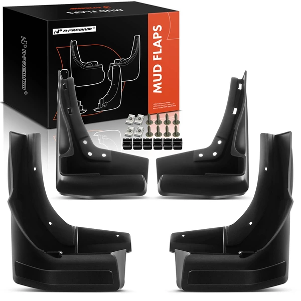 4 Pcs Front & Rear Mud Flaps Splash Guards for Mercedes-Benz GLS450 X166 2015-2019