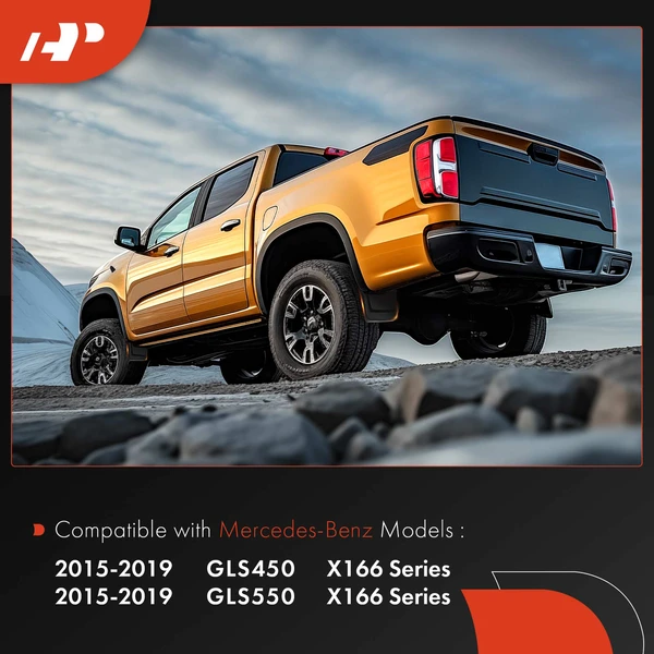 4 Pcs Front & Rear Mud Flaps Splash Guards for Mercedes-Benz GLS450 X166 2015-2019