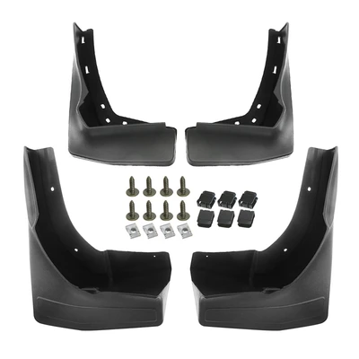 4 Pcs Front & Rear Mud Flaps Splash Guards