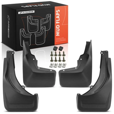 4 Pcs Front & Rear Mud Flaps Splash Guards