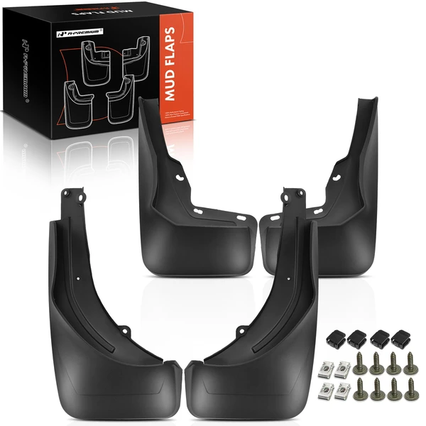 4 Pcs Front & Rear Mud Flaps Splash Guards for Mercedes-Benz GLE W167 2019 2020