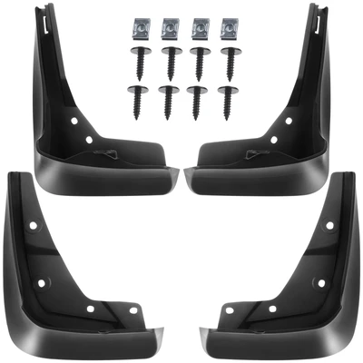 4 Pcs Front & Rear Mud Flaps Splash Guards