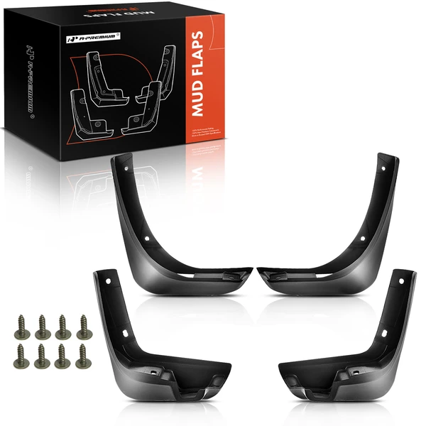 4 Pcs Front & Rear Mud Flaps Splash Guards for 2012-2013 Nissan March