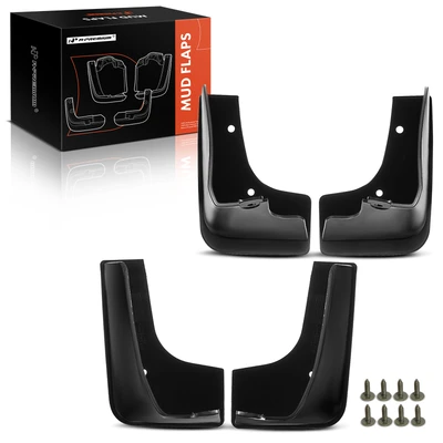 4 Pcs Front & Rear Mud Flaps Splash Guards