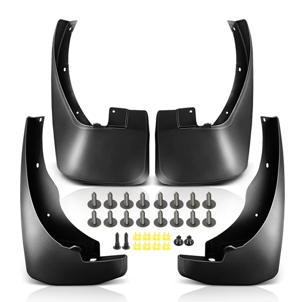 4 Pcs Front & Rear Mud Flaps Splash Guards for Nissan Frontier Pickup 2005-2022
