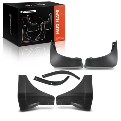 4 Pcs Front & Rear Mud Flaps Splash Guards