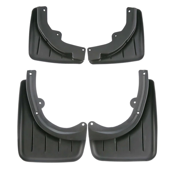 4 Pcs Front & Rear Mud Flaps Splash Guards for Porsche Cayenne 2008-2010
