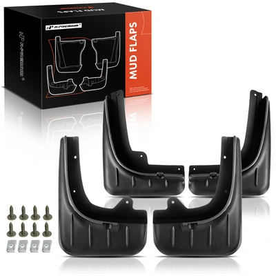 4 Pcs Front & Rear Mud Flaps Splash Guards