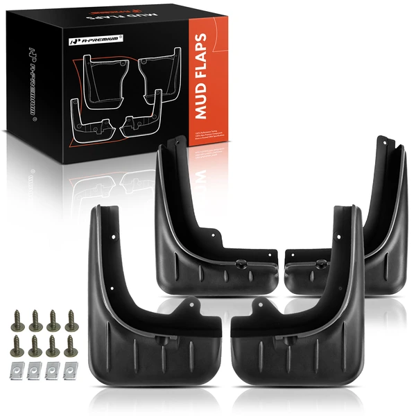 4 Pcs Front & Rear Mud Flaps Splash Guards for 2011-2017 Porsche Cayenne