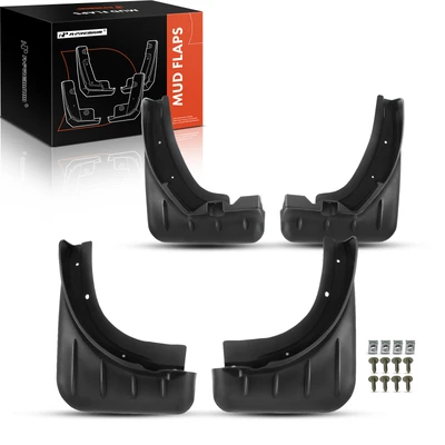 4 Pcs Front & Rear Mud Flaps Splash Guards
