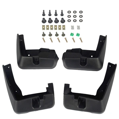 4 Pcs Front & Rear Mud Flaps Splash Guards