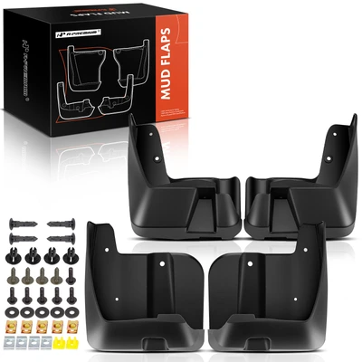 4 Pcs Front & Rear Splash Guards Mud Flaps