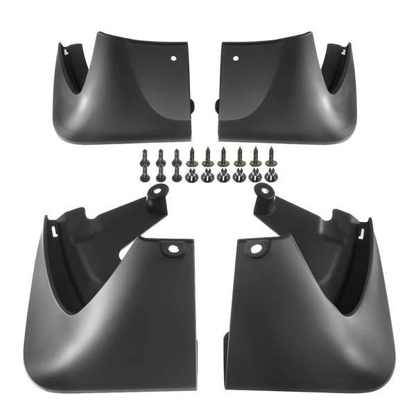 Front & Rear Mud Flaps Splash Guards | Fit All Trim for 2017-2019 Tesla 3