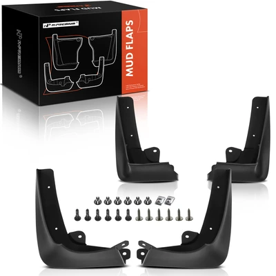 4 Pcs Front & Rear Mud Flaps Splash Guards