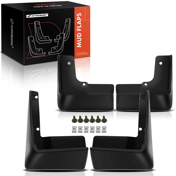 4 Pcs Front & Rear Mud Flaps Splash Guards for 2010-2015 Toyota Prius