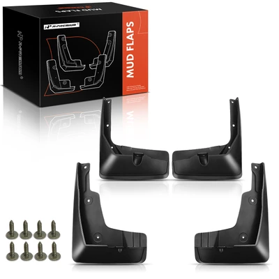 4 Pcs Front & Rear Mud Flaps Splash Guards
