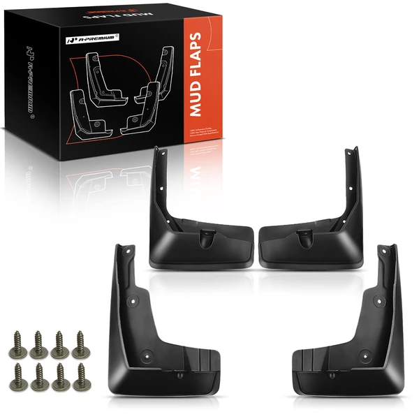 4 Pcs Front & Rear Mud Flaps Splash Guards for 2015-2017 Toyota Camry