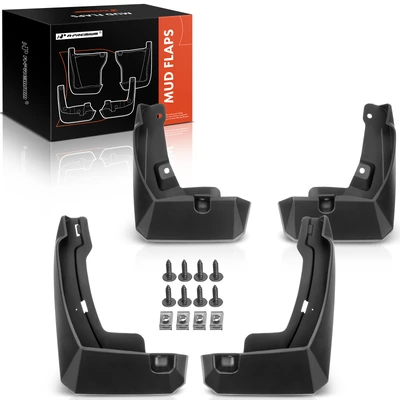 4 Pcs Front & Rear Splash Guards Mud Flaps