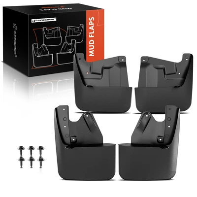 4 Pcs Front & Rear Mud Flaps Splash Guards