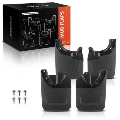 4 Pcs Front & Rear Splash Guards Mud Flaps