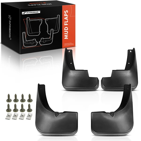 4 Pcs Front & Rear Mud Flaps Splash Guards for 2008-2010 Toyota Highlander