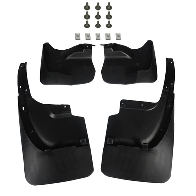 4 Pcs Front & Rear Mud Flaps Splash Guards