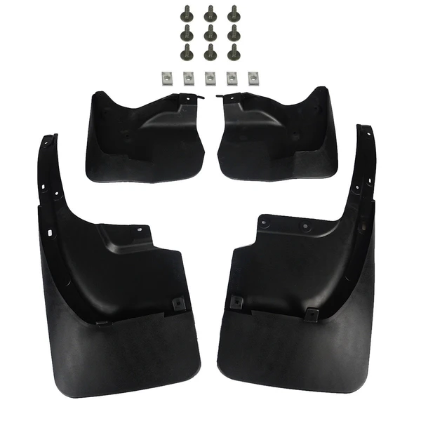 4 Pcs Front & Rear Mud Flaps Splash Guards for 2008-2011 2013-2015 Toyota Land Cruiser