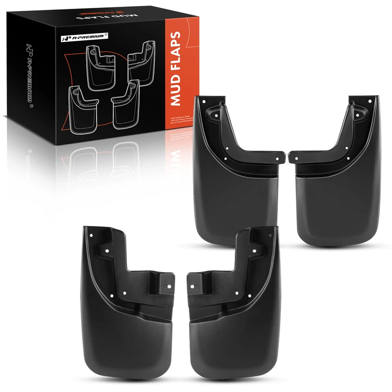 4 Pcs Front & Rear Mud Flaps Splash Guards with Fender Flares for Toyota Tacoma 2005-2015