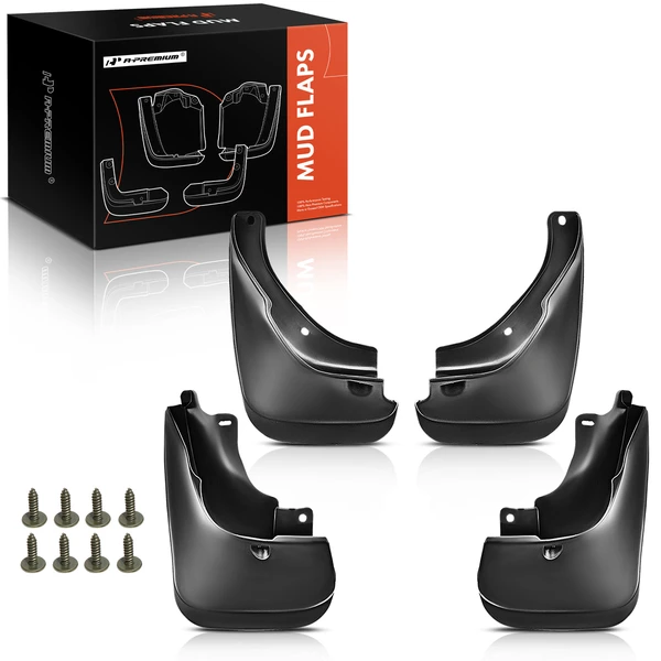 4 Pcs Front & Rear Mud Flaps Splash Guards for 1993-1997 Toyota Corolla