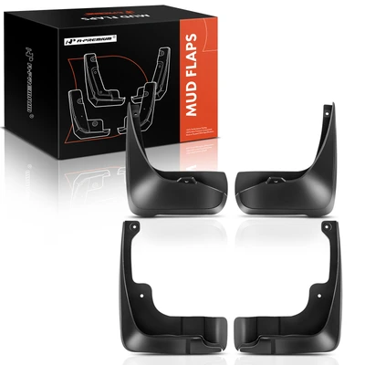 4 Pcs Front & Rear Mud Flaps Splash Guards