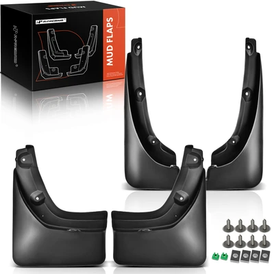 4 Pcs Front & Rear Mud Flaps Splash Guards with Fender Flares